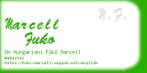 marcell fuko business card